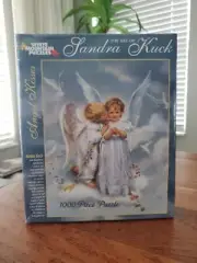 Sealed WHITE MOUNTAIN PUZZLES Sandra Kuck ANGEL KISSES Puzzle 1000 Pcs 24"X30"