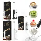 304 Stainless Steel Handheld Milk Frother Coffee Drink Mixer