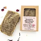 Vegan Shampoo Bar Rosemary Mint Hibiscus Handmade Zero Waste Natural Soap