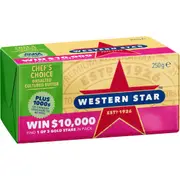 Western Star Unsalted Butter Block Chef's Choice 250g