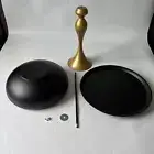 Side Table Bedside Table Sofa End Nightstand Marble Shelf Gold