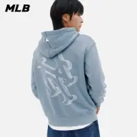 在飛比找momo購物網優惠-【MLB】大Logo連帽上衣 帽T 紐約大都會隊(3AHDB