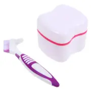 Teeth Box Set False Cleaner Retainer Container Pod Mouth Gaurd Case
