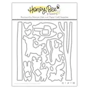 Honey Bee Woodland Winter Animals Honey Cuts Die