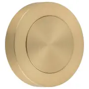 Blank Rose Round Brushed Brass