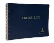 Direct 2 Boater's Cruise Log Book - Spiral Bound Book - Blue Book with Flexible