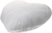 HONMEET Heart-Shaped Pillow Core Decorative Throw Pillow Insert for Sofa Bed Couch Car Seat Soft Faux Rabbit Fur