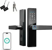 Bgalives Smart Door Lock, Keyless Entry Fingerprint with Keypad for Home, Office