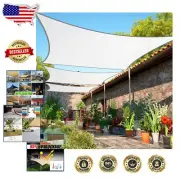 Heavy-Duty 7' x 23' Rectangle Shade Sail - Stylish Sun Protection for Any Space