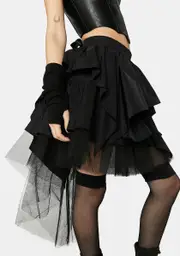 [Widow] Time Will Tell Ruffle Skirt