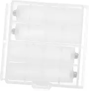 KALLORY 4pcs Battery Converter Adapter to Battery Adapter Small Battery Container Cover with Storage Box Battery Holder Converter for Remote Controls Flashlights Toys Safe