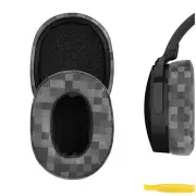 Geekria Protein Leather Ear Pads for Skullcandy Crusher Wireless Hesh 3 Evo ANC