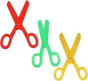 Luxshiny 3pcs Clown Scissors for Stage Makeup and Party Performance Props Portable Decorative Scissor Model for Events Accessories for Cosplay and Carnival