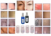 Lot de 2 sprays topiques pour machines laser d'épilation des sourcils et du visa