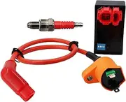 Performance Racing 6 Pins AC CDI Box Ignition Coil A7TJC Spark Plug for GY6 50 80 110 125 150cc Moped Scooter ATV Go Carts accessories