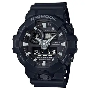 G-shock ga-700 ga 700 GA700 ga-700 ga 700 橡膠錶帶全黑