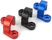 1pc Motorcycle CNC Rear Brake Cable Hose Clamp CR125/250R 1998-2007 CRF250R 2004-2009 CRF250X 2004-2017 Brake Cable Line Hose Clamps (Size : Blue)