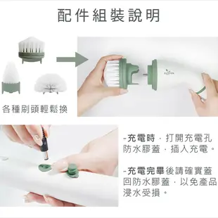 Euleven有樂紛 第二代電動清潔刷 EUL-ES002 現貨速發【蝦幣回饋5%】專利雙轉 IPX7防水 無線設計