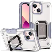 Case for iPhone13 Mini Shockproof Magnetic With Ring Holder - White