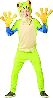 Green Tree Frog Toad Treefrog Amphibia Animal Funny Book Week Boys Costume 7-10