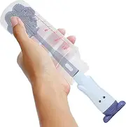 Jiimhte Straw Cleaner Brush,Soft Nipple Wash Straw Cleaner Kit | Bottle Cleaning Silicone Brush Set for Water Cups, Breast Pumps, Pacifier, Nipple