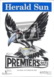2023 AFL Premiers Collingwood Magpies Photo Poster Pre Order