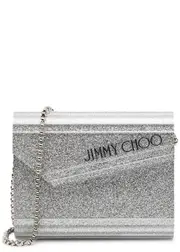 Jimmy Choo Candy Glittered Acrylic Cross-body bag - Silver ONE SIZE