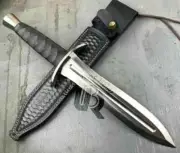 Hunting Dagger Bowie Custom Handmade D2 Steel Camping Survival Fixed Blade Bowie