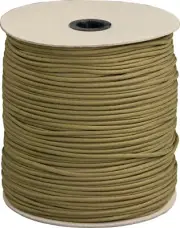 Marbles Parachute Cord Coyote Tan Nylon Construction 1000 Ft Rated For 550 Lbs