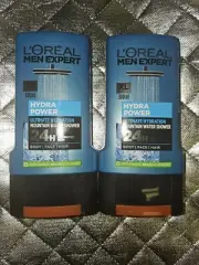 L'Oreal Men Expert Hydra Power Ultimate Shower Body Hair Face Wash Lot Of 2