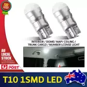 T10 LED Festoon 1SMD CARAVAN INTERIOR WEDGE LIGHT BULB CAMPING RV 4WD 12V WHITE