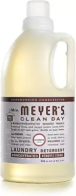 Liquid Laundry Detergent, Biodegradable Formula Infused with Essential Oils 64oz
