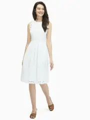 casual spade eyelet dress
