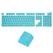 108 Keys Pudding Keycaps Set ABS for Mechanical Keyboard Layout, Dark Blue