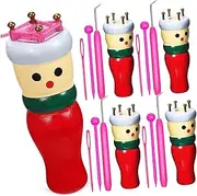 ibasenice Complete Knitting Kit 4pcs Knitted Puppets 12 Wooden Tools Craft Set for Girls Educational DIY Weaving Toy Random Color