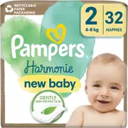 Pampers Harmonie size 2 disposable diaper 4-8 kg 32 pieces