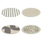 23.6inch Sofa Floor Area Mat Carpet Bedside Rug for Kitchen Lightweight