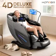 HOMASA 4D Massage Chair SL Track Electric Shiatsu Heating Full Body Recliner