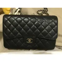 在飛比找蝦皮購物優惠-保證正品Chanel 精典款maxi jumbo 33全配 