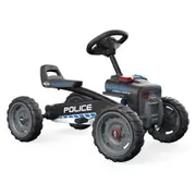 Berg Buzzy Police Kids/Children's Pedal Go Kart Ride On Toy Blue/Black 2-5y
