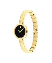 MOVADO Women's MODA 24mm gold watch NEW IN BOX! $850 RETAIL
