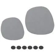 1 Pack Diatomaceous Plant Saucers for Indoors 12/7inch, Dark Gray