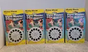 4 SEALED Disney Disney's Mickey Mouse Cartoons Cartoon view-master 3 Reels Pack