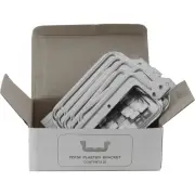 712MC-BULK 20Pk Plaster Bracket Gyprock / Wall Clip - Gypro20 Mounting Clip To Suit Standard Plate With Mounting Centres of 84 or 50Mmounting Clip