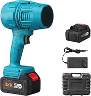 Seese Pro Blower, Seese Cordless Leaf Blower Handheld, Turbo Blowers 2.0, Super Power Air Duster for Yard/Patio/Cars Cleaning (Blue)