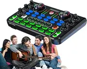 Streaming Sound Effects Board, Audio Recording Mixer, Music Mixer Board, Rechargeable Audio Mixers, Soundboard Mixers, Podcast Sound Effects Mixers, Audio Recording Board, Sound Mixer for Pc
