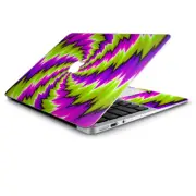 Skin Wrap for Macbook Air 11 inch Psychedelic Moving Purple Green