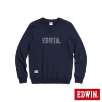 在飛比找蝦皮商城優惠-EDWIN 再生系列 CORE 刺仔繡拼布LOGO厚長袖T恤