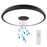 LED Ceiling Light Fixturewith Bluetooth Speaker11Inch 18W 2700K 6500K Dimmable M