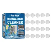 Dishwasher Cleaner Deodorizer Tablets Deep Cleaning for Removes Limescale
